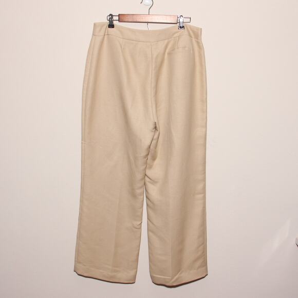 Emma James Linen Blend Dress pants Size 14 Tan - Picture 2 of 7